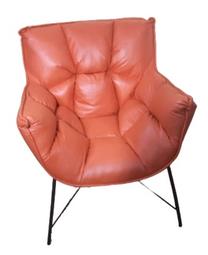 Valgomojo kėdė MN 183 3524012, matinė, oranžinė, 49 cm x 74 cm x 85 cm