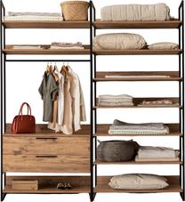 Spinta Kalune Design Dynamic 3, juoda/pušies, 52 cm x 208 cm x 225 cm