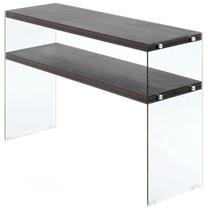 Konsolinis staliukas Kayoom Elementary 225, skaidri/šviesiai ruda, 110 cm x 32 cm x 75 cm