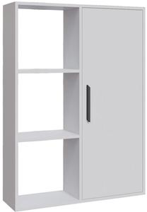 Lentyna Kalune Design Patrick 875ZNA4693, balta, 25 cm x 90 cm x 123.6 cm