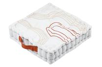 Grindų pagalvė Stof Thor, balta/raudona, 45 cm x 45 cm