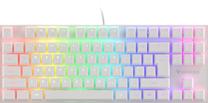 Klaviatūra Genesis Thor 303 TKL RGB White Outemu Brown, EN, balta
