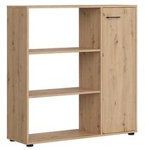 Pastatoma lentyna Space Office S479-REG1D/120-DASN, ąžuolo, 120 cm x 37 cm x 122 cm