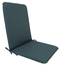 Lauko kėdės pagalvėlė Home4you Chair Pad With Backrest T0330766, tamsiai pilka, 90 x 43 cm