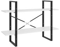 Lentyna VLX Book, balta/juoda, 30 cm x 100 cm x 70 cm