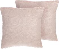 Dekoratyvinė pagalvėlė Shumee Peony, rožinė, 45 cm x 45 cm, 2 vnt.
