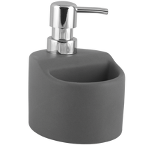 Skysto muilo dozatorius Kuchinox Yogo, pilkas/chromo, 0.33 l