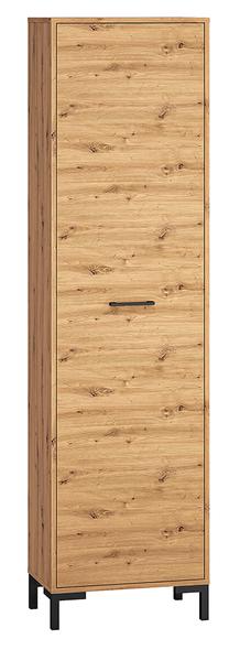 Prieškambario spinta MN Nevio 01, ąžuolo, 34 cm x 55 cm x 200 cm