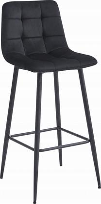 Baro kėdė Leobert Arceto, juoda, 43.5 cm x 32.5 cm x 104 cm