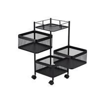 Serviravimo vežimėliai MN 34166-27, juoda, 27 cm x 27 cm x 61 cm