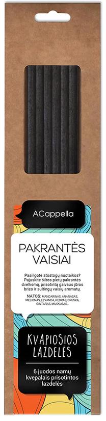 Namų kvapas, kvapiosios lazdelės Acappella Sea & Fruits, 6 vnt.