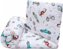 Vaikiškas patalynės užvalkalų komplektas Pulp, balta/įvairių spalvų, 100 x 80 cm