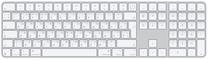 Klaviatūra Apple Magic Keyboard With Touch ID, EN/RU, balta, belaidė