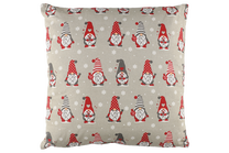 Kalėdinė dekoratyvinė pagalvėlė Winteria Elf, balta/raudona/smėlio, 45 cm x 45 cm