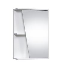 Pakabinama vonios spintelė su veidrodžiu Riva SV49, balta, 13.5 cm x 49.6 cm x 70.2 cm