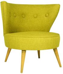 Kėdė Hanah Home Riverhead Peanut, geltonas/žalias, 74 cm x 80 cm x 76 cm