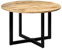 Valgomojo stalas VLX, šviesiai ruda, 120 cm x 120 cm x 73 cm