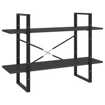 Lentyna VLX 2-Tier 567593, juoda, 100 cm x 30 cm x 70 cm