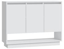 Komoda VLX Chipboard, balta, 97 cm x 31 cm x 75 cm