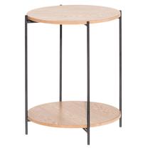 Kavos staliukas 4Living Tine, rudas, 40 cm x 40 cm x 50 cm