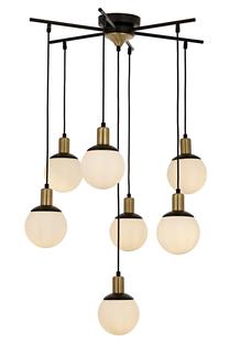 Šviestuvas kabinamas Opviq Av-1838-7Bsy, E27, 7 x 60 W