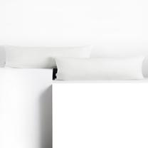 Pagalvės užvalkalas Restilo Amber, balta, 145 cm x 20 cm, 2 vnt.