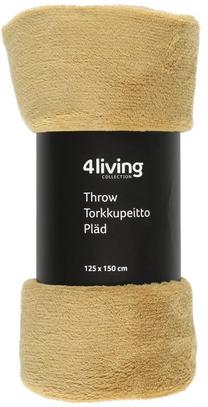 Pledas 4Living Gert 112888, geltonas, 125 cm x 150 cm