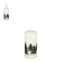 Žvakė, cilindrinė, 68 h, Įvairių spalvų/(spalva/dizainas parenkami atsitiktine tvarka)