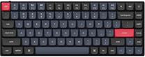 Klaviatūra Keychron S1 Hot-Swap Low Profile Gateron Mechanical Blue, EN, mėlyna/juoda/raudona