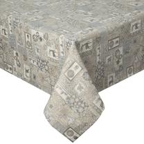 Kalėdinė staltiesė stačiakampė Noel 3, smėlio, 135 x 180 cm