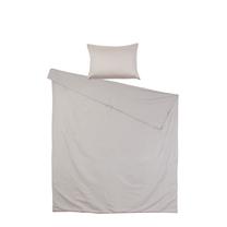 Patalynės užvalkalų komplektas Domoletti Cotton Sateen, pilkas, 140 x 200 cm