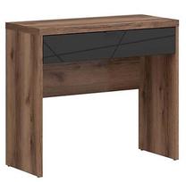 Kosmetinis staliukas Forn, ąžuolo/juoda, 38.5 cm x 90 cm x 79.5 cm