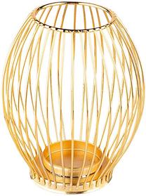 Žvakidė Altom ALT1704001152, metalas, Ø 12 cm, 18 cm, aukso