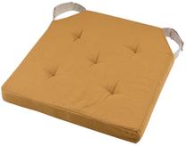 Kėdžių pagalvėlė Lovely Duo Velcro, geltona, 38 cm x 38 cm