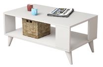 Kavos staliukas Kalune Design City, baltas, 90 cm x 41.6 cm x 54 cm