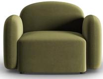 Krėslas Micadoni Home Blair Velvet, šviesiai žalia, 119 cm x 87 cm x 80 cm