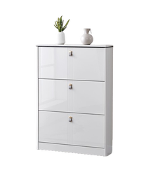 Batų spintelė 413, pilka, 18 cm x 80 cm x 114 cm