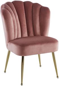 Valgomojo kėdė Kayoom Pippa 100 AAOYL-OPNK, blizgi, aukso/rožinė, 70 cm x 67 cm x 87 cm