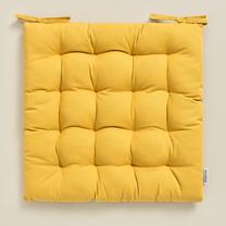 Kėdžių pagalvėlė Room99 Carmen, geltona, 40 cm x 40 cm