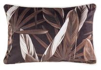 Dekoratyvinės pagalvėlės užvalkalas JXP-02, ruda/balta, 30 cm x 45 cm