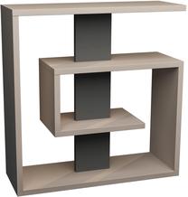 Kavos staliukas Kalune Design Saly, antracito/šviesiai ruda, 55 cm x 20 cm x 57 cm