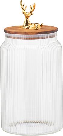 Birių produktų indas CD4000370, 1.6 l, skaidri/ruda/aukso