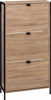 Batų spintelė 5five Aliaj, ruda, 63.2 cm x 24 cm x 122 cm