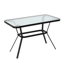 Lauko stalas 9949, juodas, 110 cm x 60 cm x 70 cm