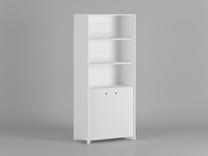 Lentyna Kalune Design STK-CAB-A001362, balta, 44 cm x 81.3 cm x 186.4 cm