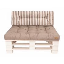 Lauko baldų pagalvių rinkinys Hobbygarden Leo LE2BEP9, šviesiai ruda, 120 x 80 cm