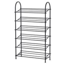 Batų lentyna 4Living 6-Tier, juoda, 62.5 cm x 22 cm x 105 cm