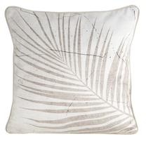 Dekoratyvinės pagalvėlės užvalkalas Salma, kreminė/smėlio, 45 cm x 45 cm