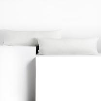 Pagalvės užvalkalas Restilo Amber, balta, 40 cm x 145 cm, 2 vnt.