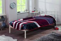 Lovatiesė Mijolnir Bipist Yatak, balta/juoda/raudona, 135 cm x 220 cm